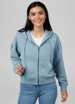Women's zip-up hoodie Washed Manzanita II