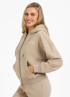 Women's zip-up hoodie Washed Manzanita
