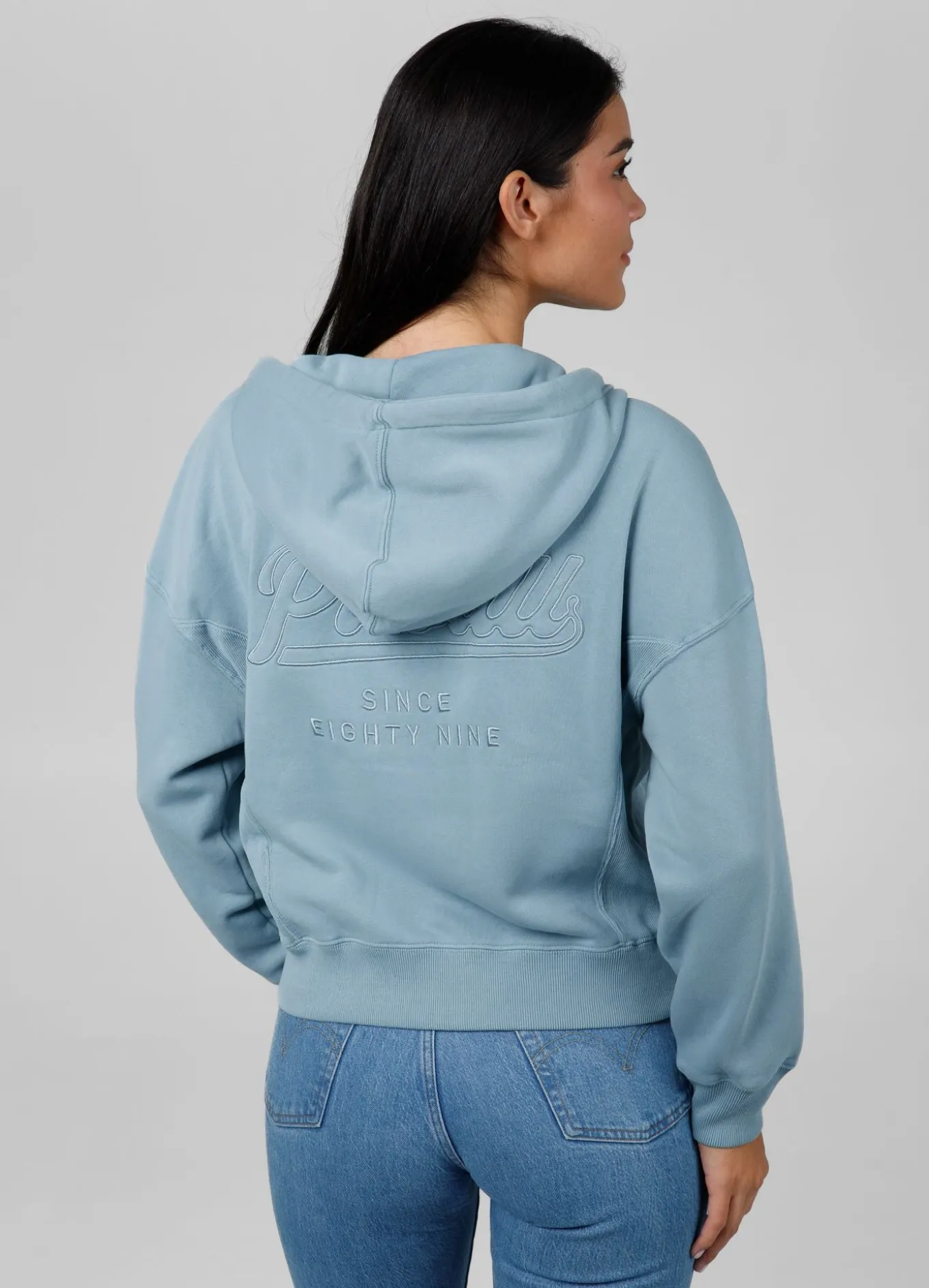 Women's zip-up hoodie Washed Manzanita II